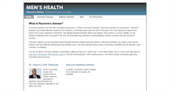 Desktop Screenshot of menshealthpd.com
